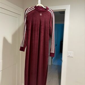 Adidas Maroon Long Sleeve dress